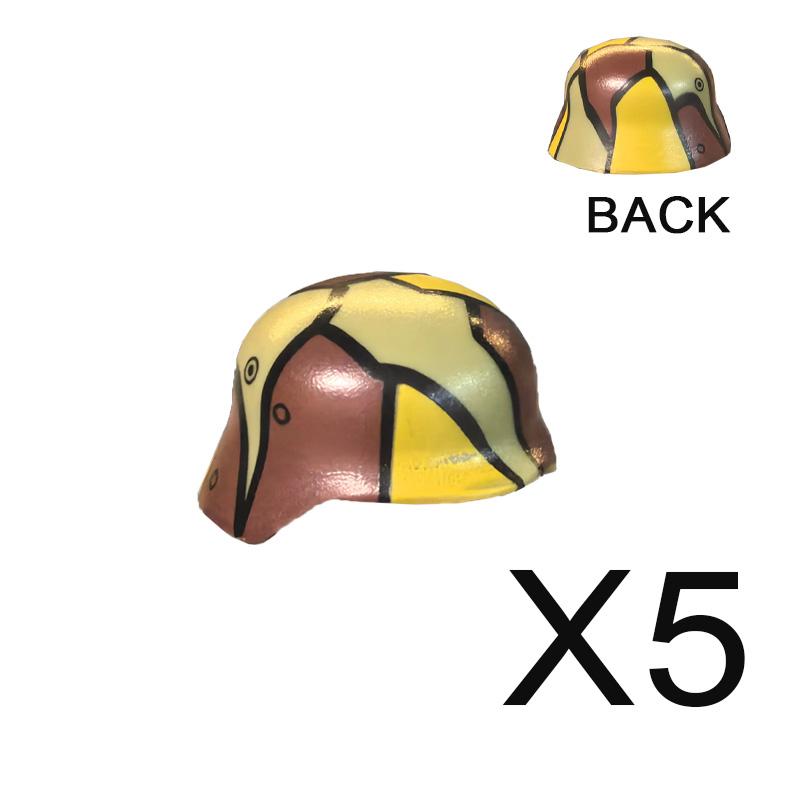 MOC Building Blocks Characters Soldier Accessories Military Camouflage Helmets Gas Masks Flamethrowers Brick Toy Gifts R067 DIY