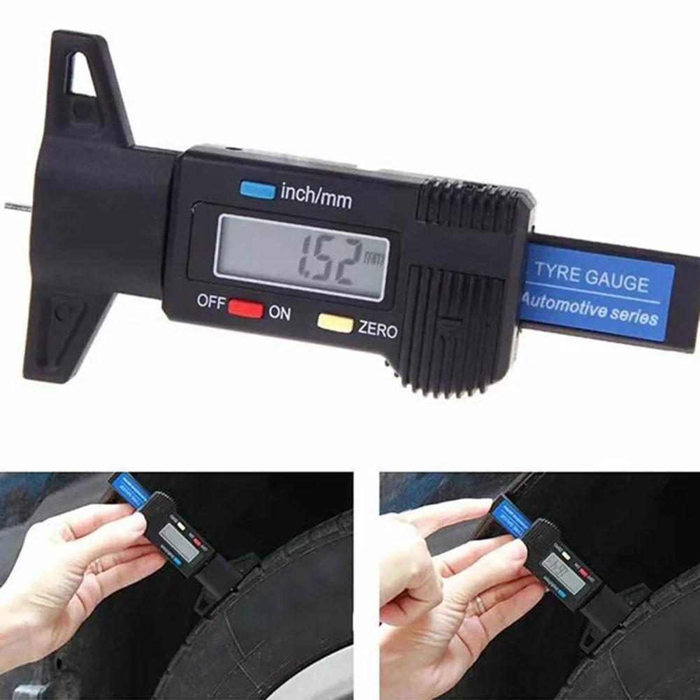 Fine Workmanship LCD Tire Tread Depth Measuring Gauge
