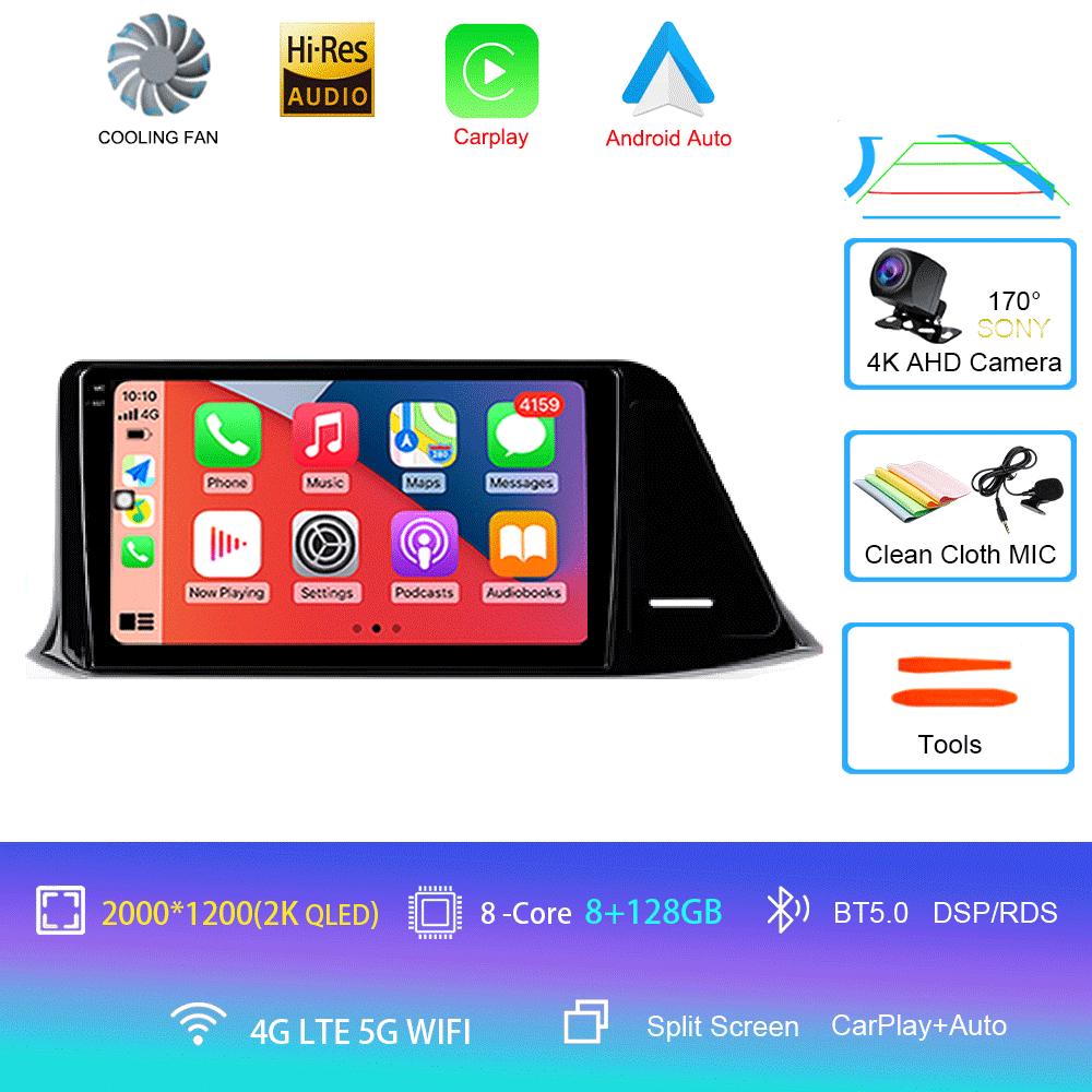 Car Radio Android 14 Carplay For Toyota C-HR CHR 2016 2017 2018 2019 2020 Multimedia Video Player Navigation Stereo GPS 2din DSP