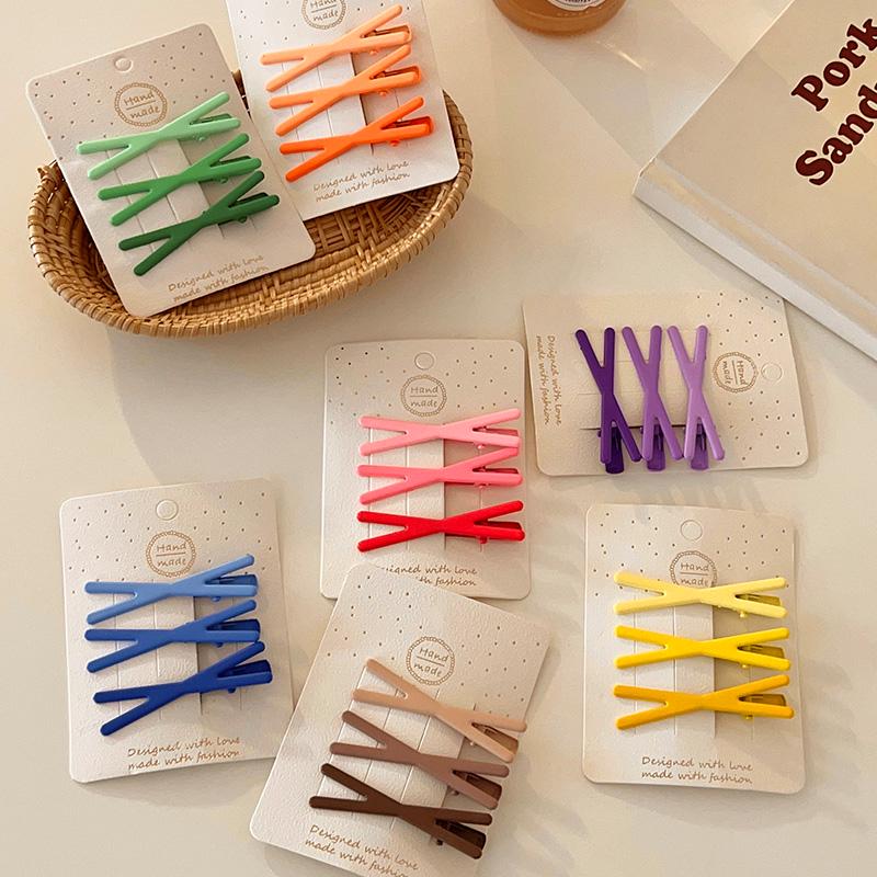 2026 New Style Colorful Duckbill Bangs Hair Clip - Women's & Children's Hair Accessory