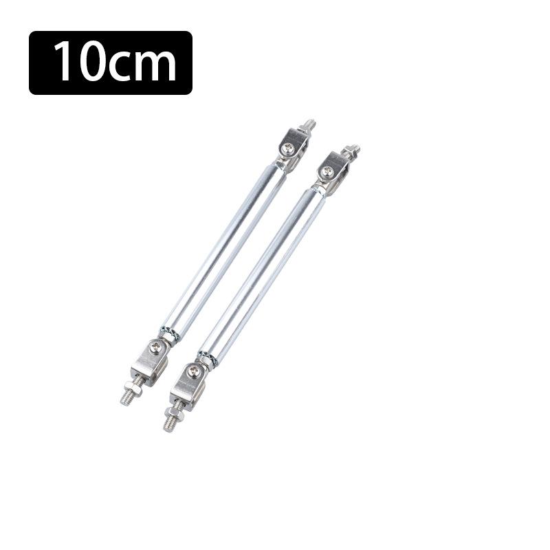 2x Univerzální Závodní Nastavitelná Přední Zadní Lišta Nárazníku Rozdělovač Podpěrná Tyč Sada Závodní 75mm/100mm/150mm/200mm Styling Auta Tunning