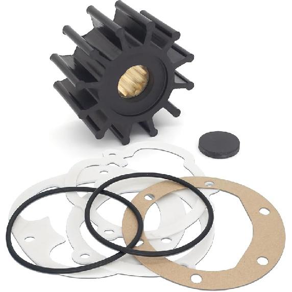 QuickMarine 21213660 Sea Water Pump Impeller Kit Replace Vol-Vo Penta 3.0 4.3 5.0 5.7 L V6 & V8 Stern Drive Inboard Engines Replace 21951348 Sierra