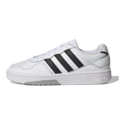 Originals Courtic Antiderapante Rezistente la Uzură Pantofi de Skateboard cu Top Jos Unisex Albi Negri Adidași JQ5042