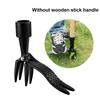 1pc Heavy-Duty Aluminum Weed Remover  - Ergonomic Grip, Easy To Use for Garden and Yard Weeding (Handle Not Included), Garden Weeding Tool