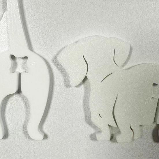 1 Pair Dog Cat Butt Sealing Clip Reusable Snack Bread Food Storage Bag Sealing Clamp Moisture-proof Freshness Keeping Bag Sealer Kitchen Gadgets