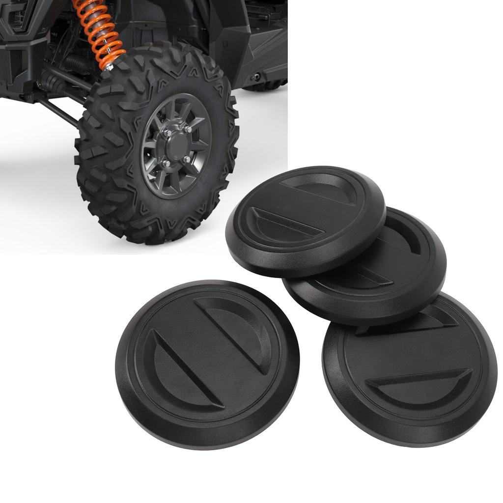 4Pcs ATV Wheel Hub Center Cap 1522872-655 Protective Heat Resistant Wheel Tire Hub Rim Cap Cover for Polaris RZR RS1 XP 1000 XP