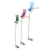 Dragonfly Clip Fake Dragonfly Pole Clips Natural Organic Concept 3D Dragonfly Garden Decor for Family Garden Potted