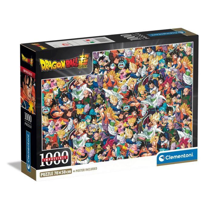 Puzzle 1000 pièces - CLEMENTONI - Dragon Ball - Poster inclus - 70 x 50 cm