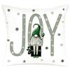 Christmas Pillow Cover Linen Printed Home Sofa Cushion Cover Living Room Bedroom Pillow Cover