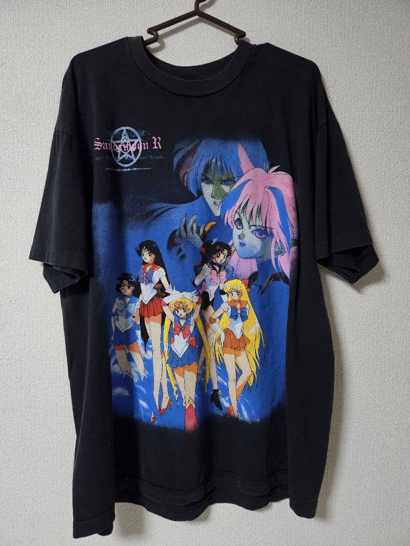 

[Б/У] Футболка Сейлор Мун, одинарная строчка, двусторонняя печать