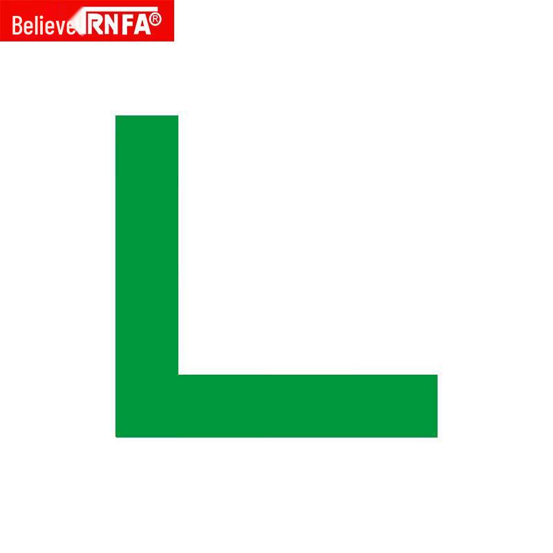 L-Shaped 5S Reflective Green Positioning Labels