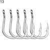 5/10Pcs Stainless Steel Fish Hook Jig Big Fishing Bait Holder Tackle Tool