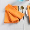 Set of 4 Cotton Linen Dinner Napkins 40x40cm Heavy Cloth Fabric Table Placemats Washable Durable For Party Holiday Wedding Decor