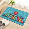 Blue Carpet Study Mat Kitchen Rug Warm Doormat Welcome Mat Outdoor Carpet Rug For Bedroom Carpet For Live Room Home Dec