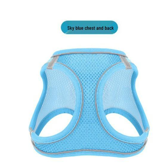 Reflective Vest-Style Pet Harness with Leash - Breathable for Cats & Dogs