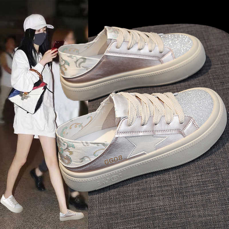 Fashion PU Leather High Sole Women's Shoes For Summer Casual Green Moccasins Women's White Sneakers Sports Temis Sapatenis