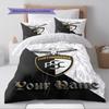 Name Custom Portimonense SC Pattern Bedding Set Quilt Cover Pillowcase Home Decor Gift (1 * Duvet Cover + 2 * Pillowcase, Without Core)