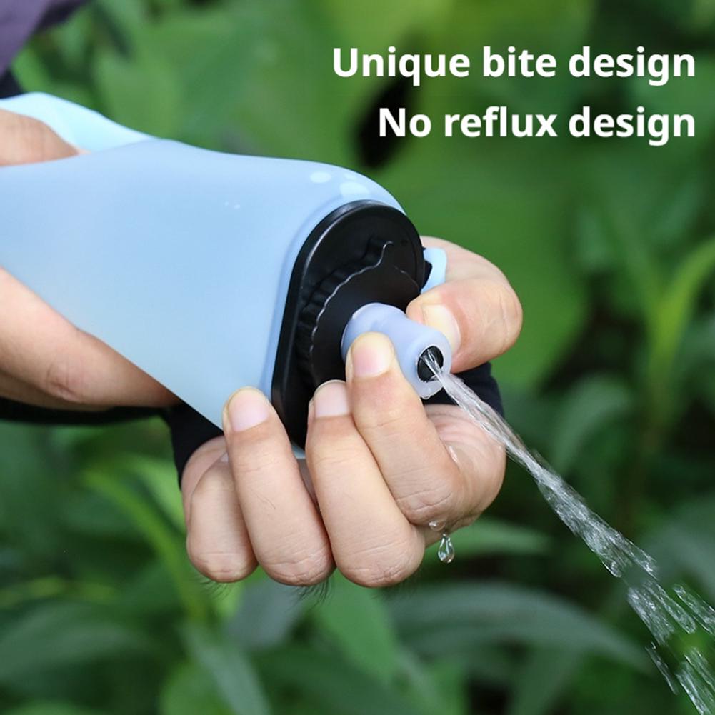 Foldable Outdoor Sports Water Bottle Outdoor Cycling Sport Food Grade Water Bottle Silicone Mountaineering Portable Water Bottle