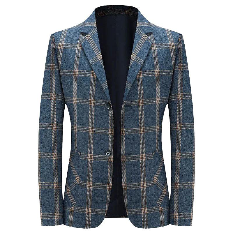 2026 Spring/Autumn Men's Business Casual Suit Jacket for Middle-Aged & Young Dads