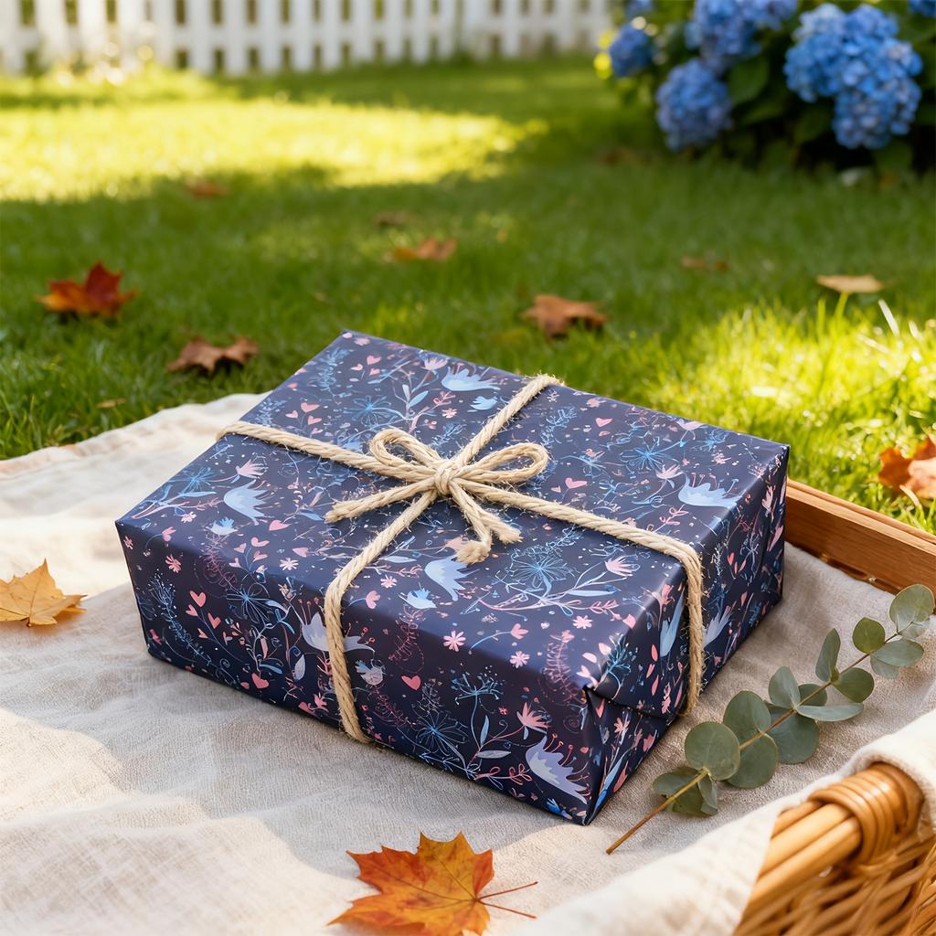 1roll Extra Long 43.18cm x 299.72cm Gift Wrap Roll Elegant wrapping paper for Scrapbooking,Party Decorations gift wrapping paper