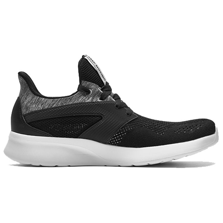 Anta Flyknit Lightweight Non-Slip Low-Top Running Shoes Men Sneakers Black Gray 91828876-4