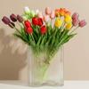 5Pcs/1Pc Luxury Latex Tulips Artificial Flowers 41CM Real Touch Hand Bouquet Realistic Simulated Bouquet For Wedding Home Decor