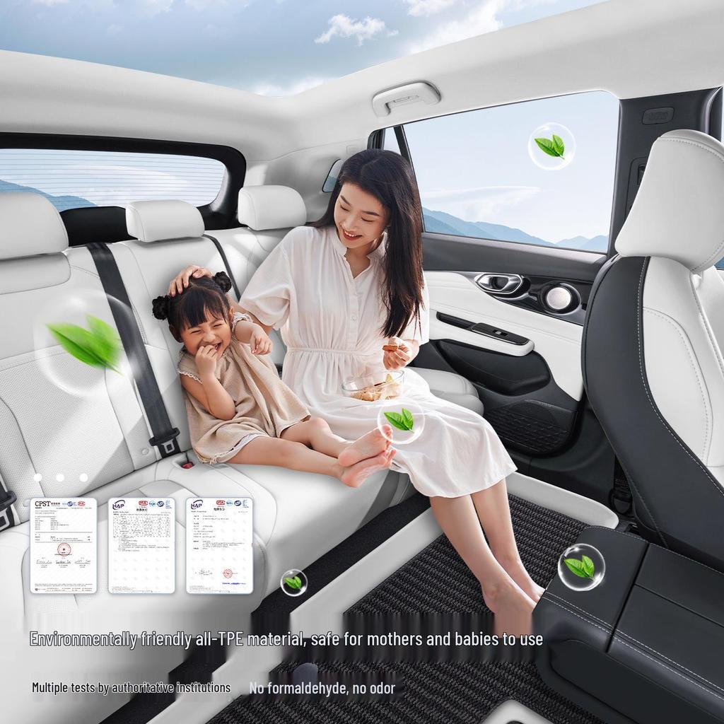 Full Coverage TPE Floor Mats for 26 Chery QQ3 EV Models