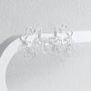 Minimalist Modern Alloy Geometric Face Outline Earrings Accessories Fashionable