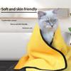 Haustierhandtuch, saugfähiges Badetuch, weich, fusselfrei, Badetücher für Hunde und Katzen, saugfähig, schnell trocknend, kleines dickes Handtuch, spezielle Haustierprodukte