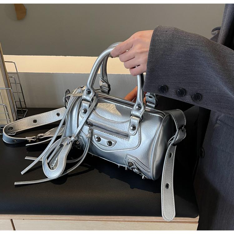 IELGY Сумка Boston в стиле Spice Girl премиум-класса с заклепками — фото 7