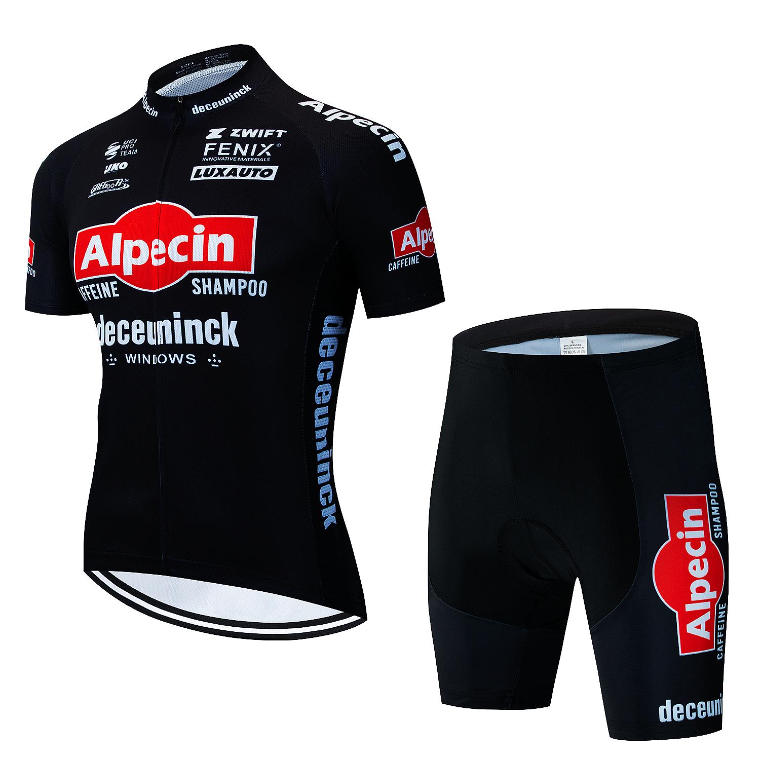 

2025 Велосипедная майка Alpecin Team Летняя велосипедная майка Комплект дышащих гоночных спортивных горных велосипедных майок Мужская велосипедная одежда XL