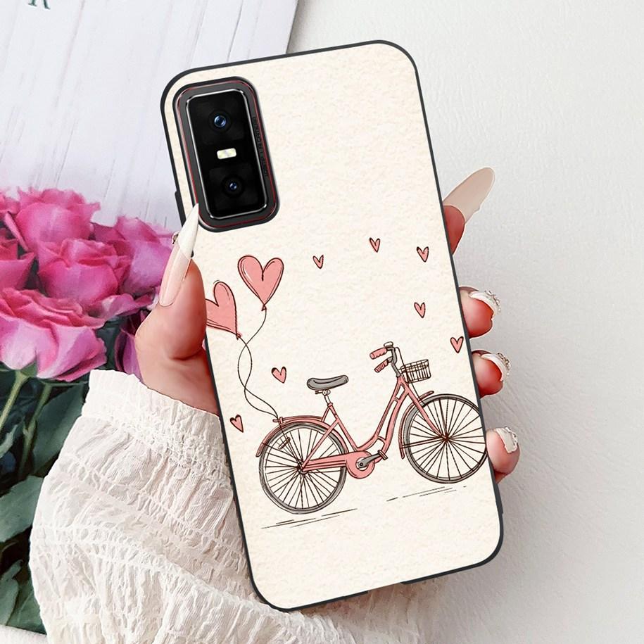 For Infinix GT 30 Pro 5G Case Cool Dragon Carp Love Heart Cartoon Shockproof Silicone Soft Cover For Infinix GT30Pro X6873 Funda