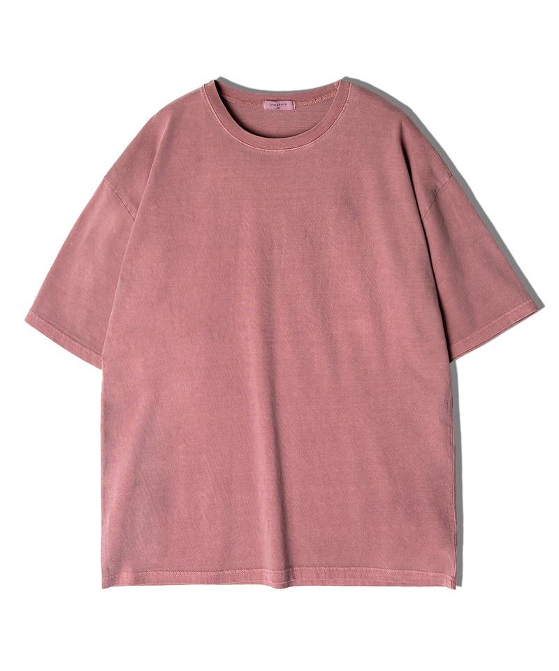 UNDEROFF Oversized Pigment Short Sleeve T-Shirt Cream