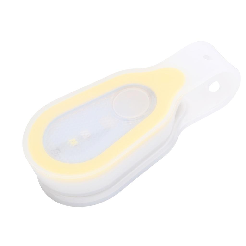 Waterproof Outdoor Portable LED Mini Night Light Running Button Silicone Clip Lamp