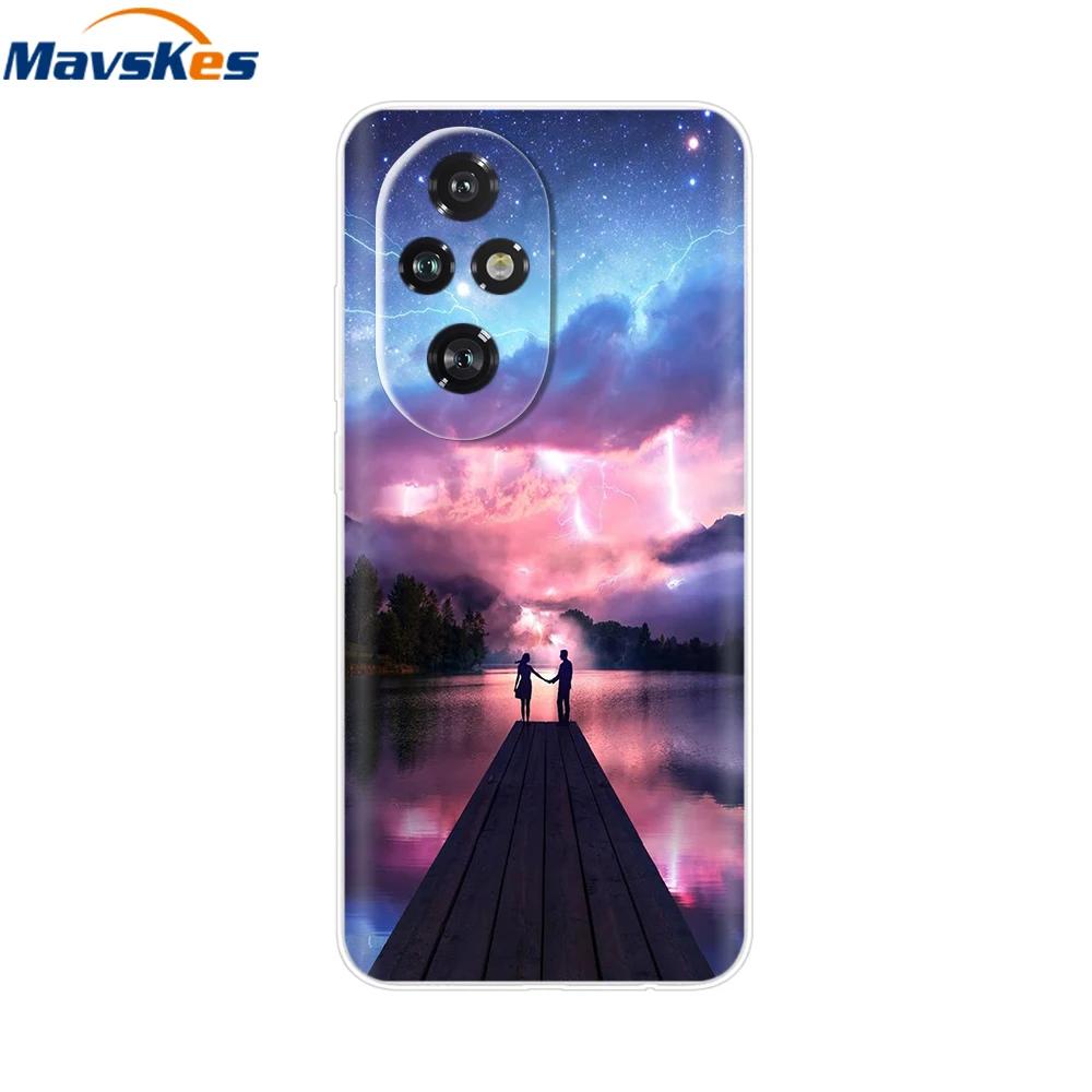 Für Honor 200 Hülle Niedliche Cartoon Silikon TPU Weiche Handyhüllen für Für Honor 200 Pro Honor200 Lite Transparente Capas Honor200