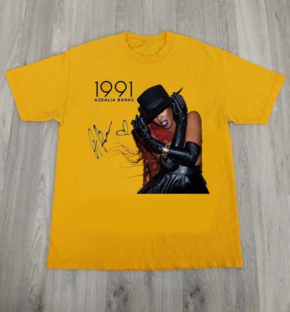 

Azealia Banks 1991 Yellow Cotton Full Size Shirt Unisex FN1361 Unisex T-Shirt XXXL