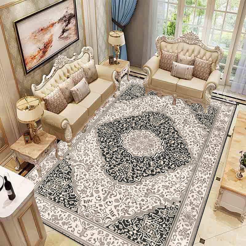 Retro Persia Carprt for Living Room Decoration Home American Style Sofa Area Rug 200x300 cm Washable Cloakroom Bedroom Floor Mat