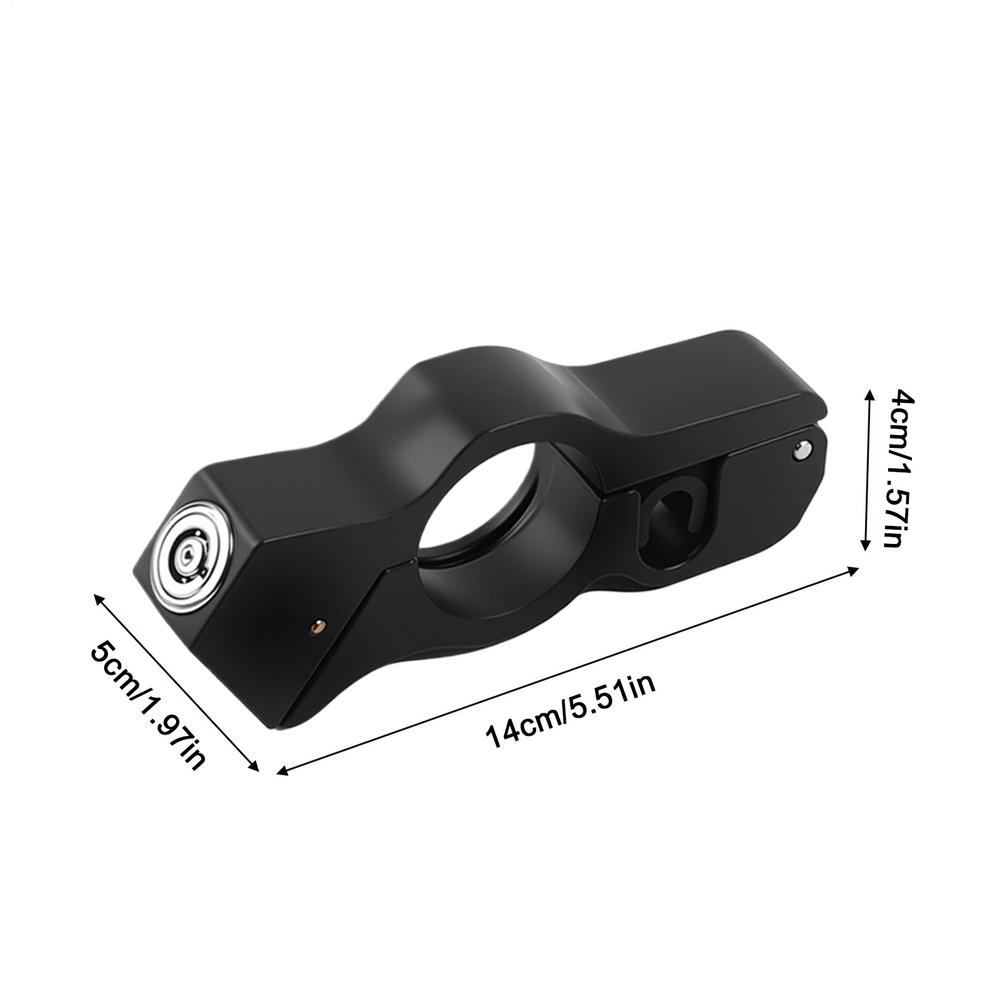 Handlebar Lock Alloy Lightweight Secure Accessories Dirt Bike Lock For Bike Scooter ATV Riding Cycling Motorbikes Powersports