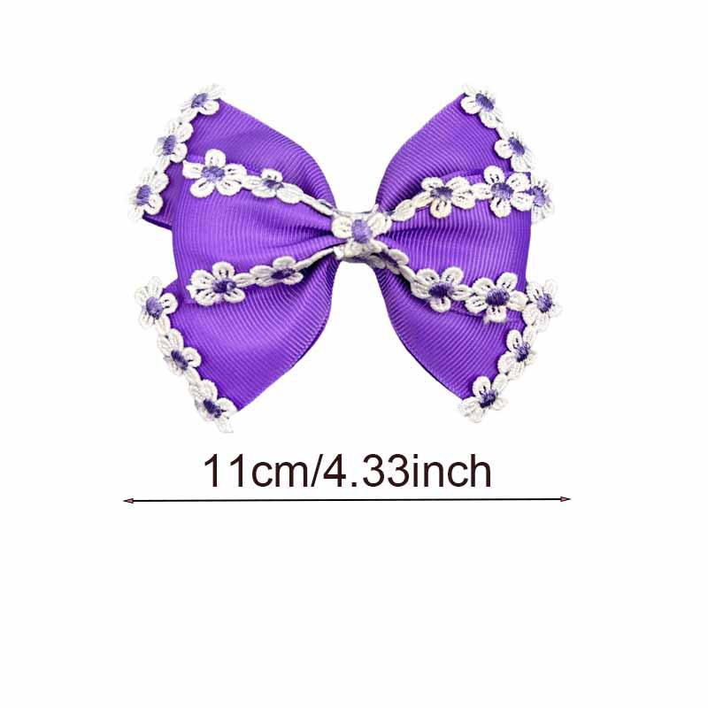 Multisport Heart Bow Hair Clip for Kids