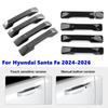 5Pcs/Set For Hyundai Santa Fe 2024+ ABS Plastic Door Handle Cover Moulding Decoration Trim Car Scratch Resistant Accessories