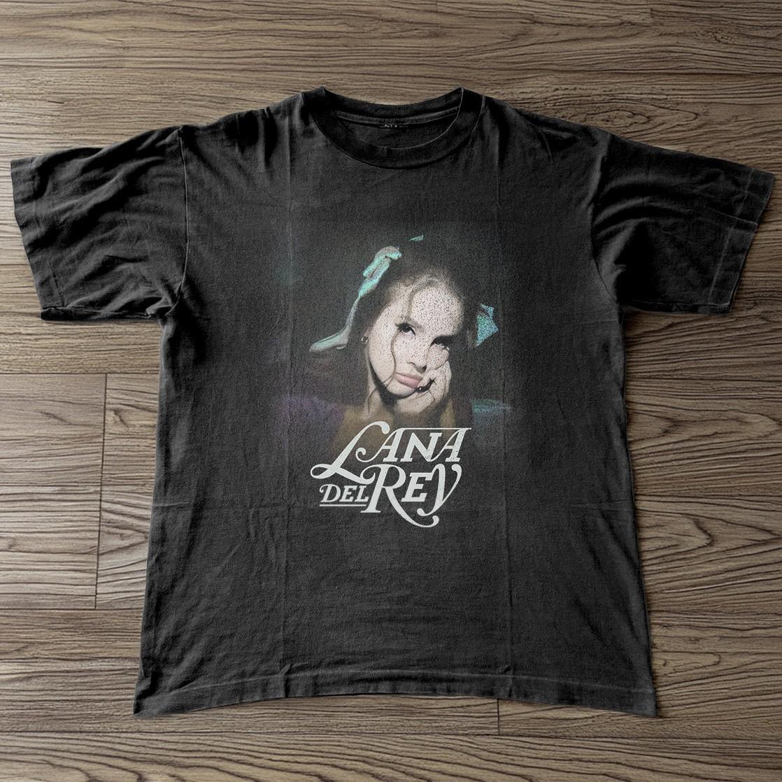 HOT! Lana Del Rey Shirt, Lana Del Rey Music Black T-shirt Size S-5XL S