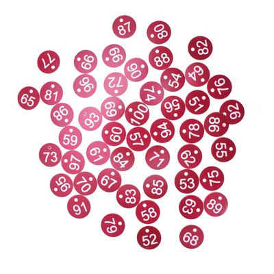50PCS Numbered Label Numbered Tag for Farm Livestock Beekeeping Husbandry Breeding Supplies51-100