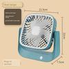 New Square-Shaped Desktop Fan, Compact Portable Fan, Mini Fan with Long-Lasting Battery Life, Desktop Fan