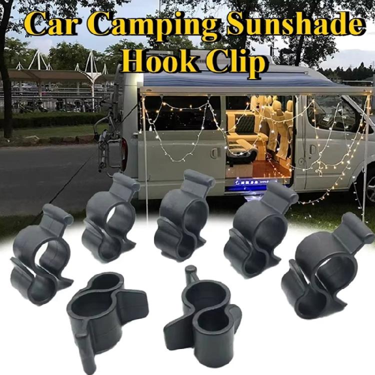 20Pcs Caravans Campers String Light Rope Clamps Traveling Tent Clip Light Hanger For Caravans Campers Easy to Install