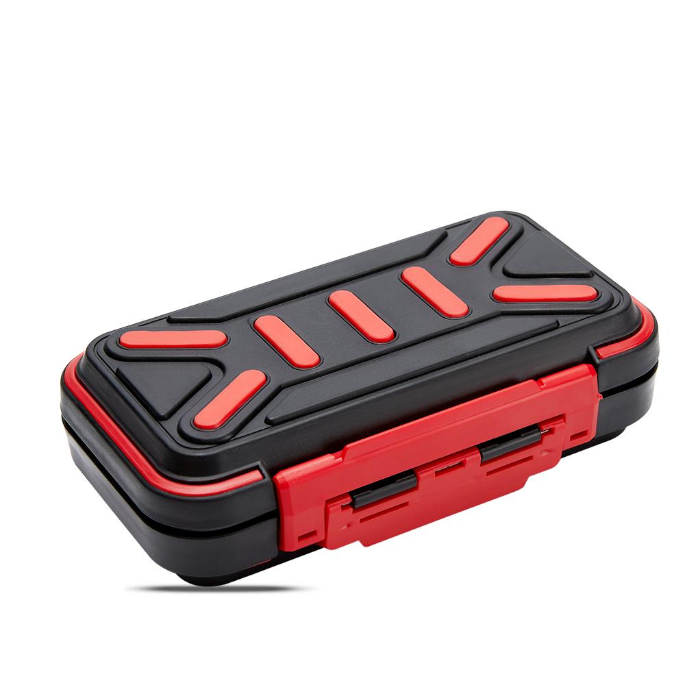 Reisepilleetui Medisinoppbevaringsorganisatorbeholder Legemiddeltablettdispenser Uavhengige rom Pilleboks Fiskeutstyrsboks