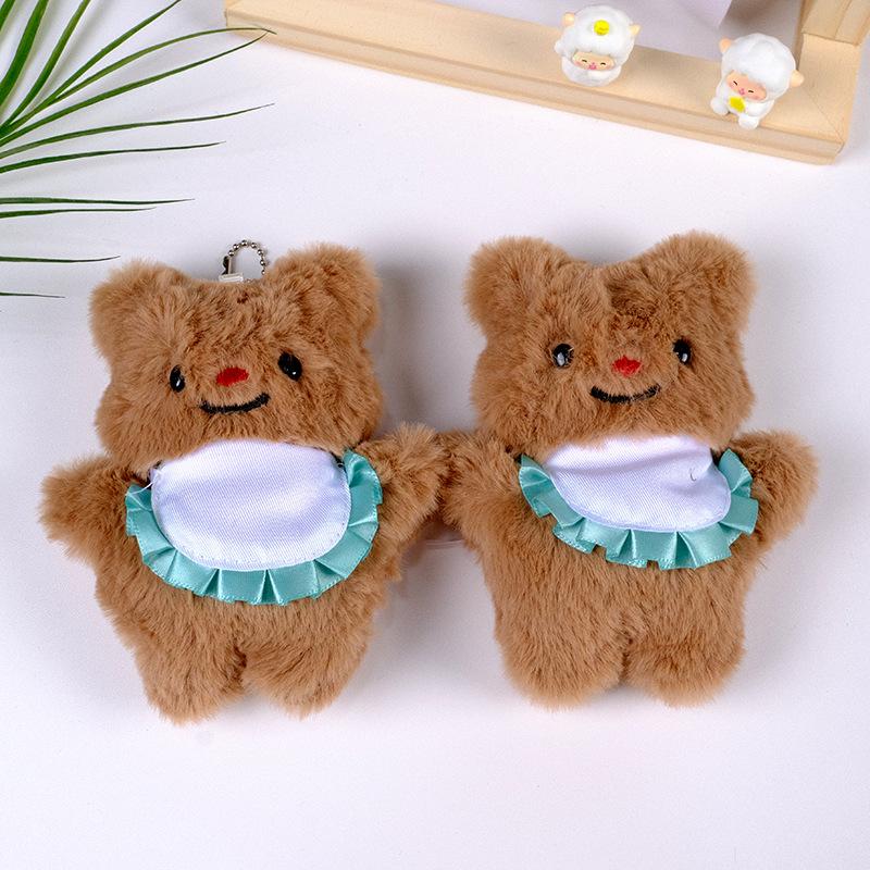 Ins Squeaky Thai Butter Bear Plush Doll Pendant Bear Pendant Butterbera Keychain
