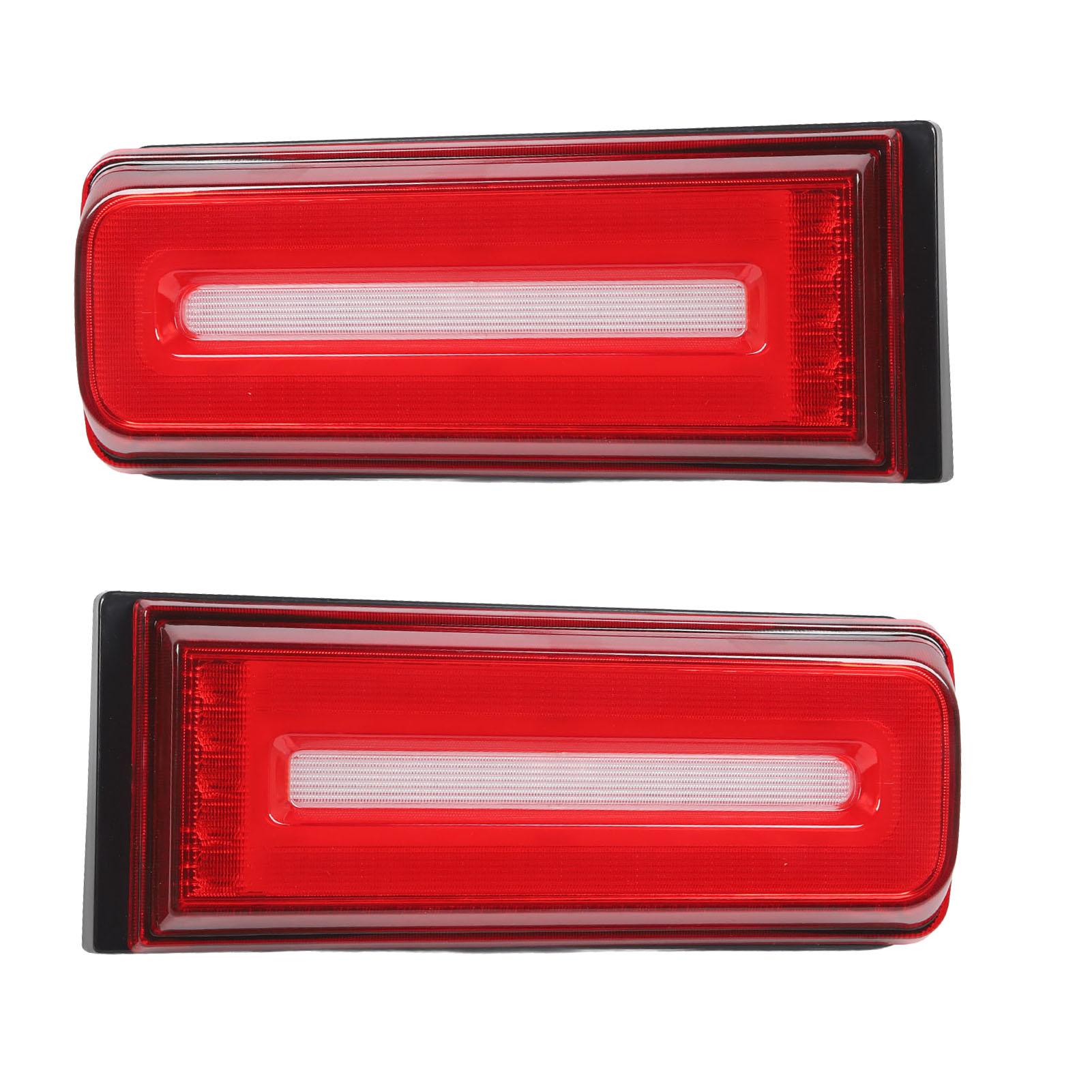

1 Pair Rr Tail Light Assembly LED Brake Lamp Replacement for GClass W463 PreFacelift 1991 to 2018