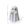 1 Cute and Soft Little Ghost Figurine Ornament, Healing-Style Desktop Decoration Resin Craft, Adds Fun Atmosphere To the Home, Suitable for Halloween 