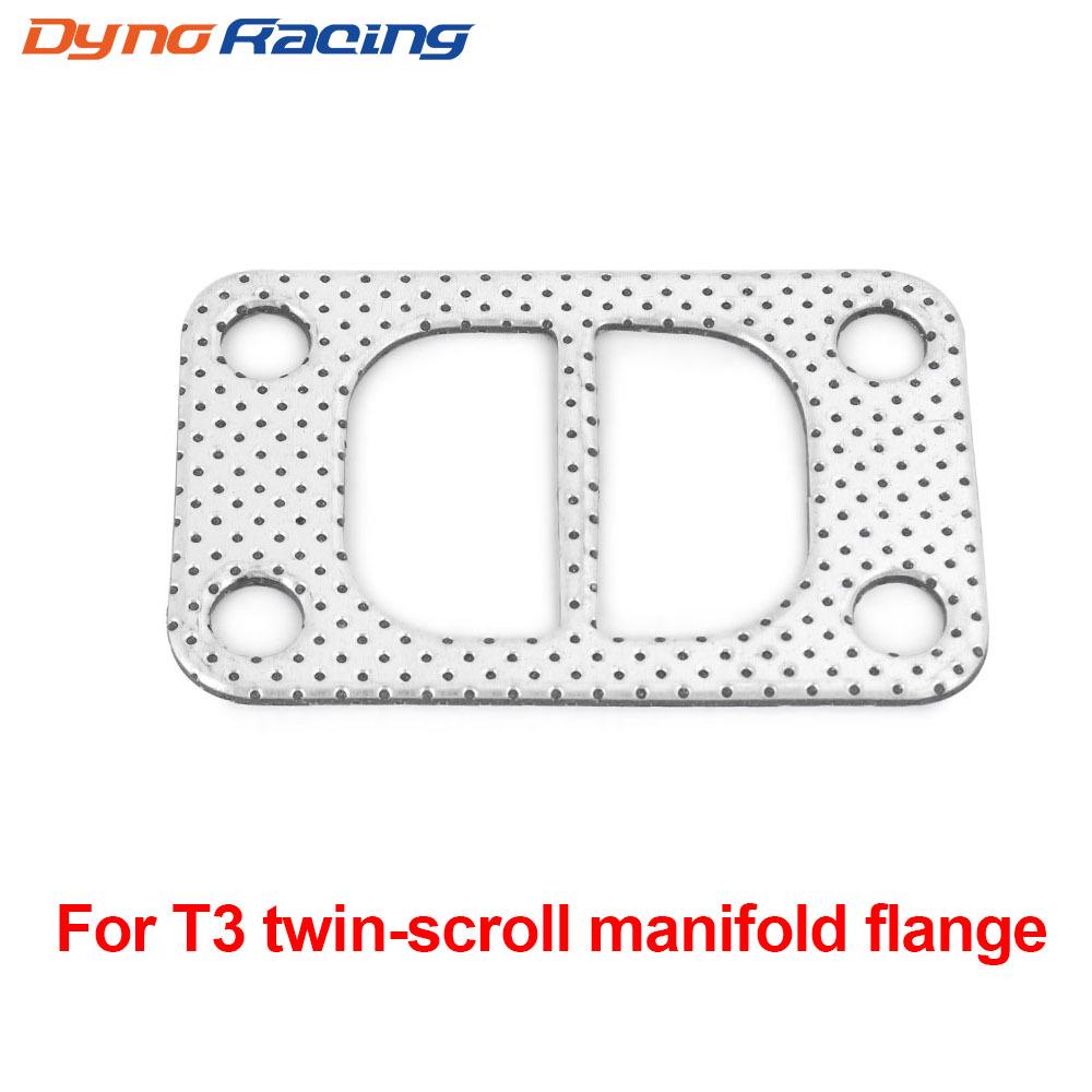 

Modified Twin Scroll Turbo Gasket for T3/T34/T35/T38 Inlet срібний