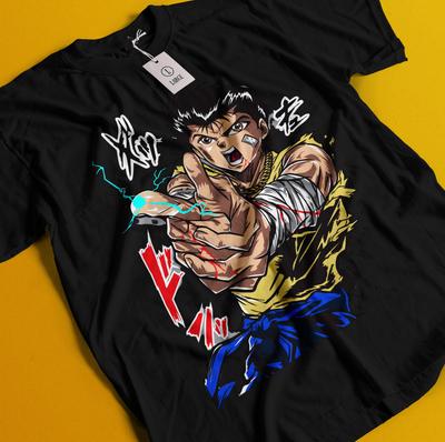 Yu Yu Hakusho T-Shirt Yusuke Urameshi T-Shirt Kuwabara Kurama Hiel Shirt Anime